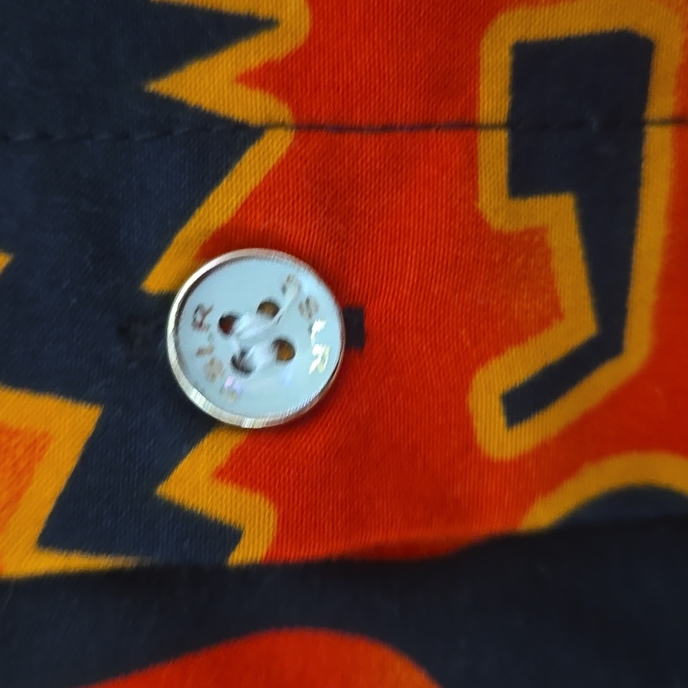 SSLR Halloween Pumpkin Print Men's Shirt - Picture 6 of 9